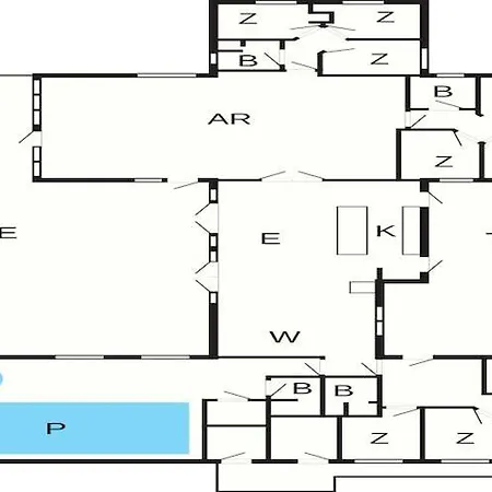Holiday home 5 Star In Norre Nebel